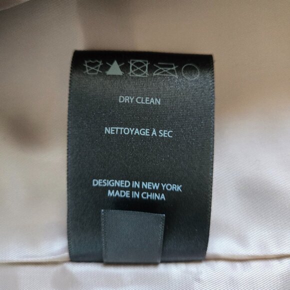 DAWN LEVY Lila two- tone colorblock wool blend coat - Picture 7 of 14